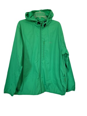 CHAPS EST.1978 MENS SZ XL GREEN  WINDBRAKER HODDIED JACKET