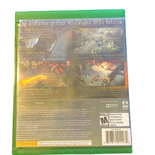 Wasteland 2 Directors Cut Xbox One Re-Printed Replacement Case Only NO Game Disc - Picture 3 of 4