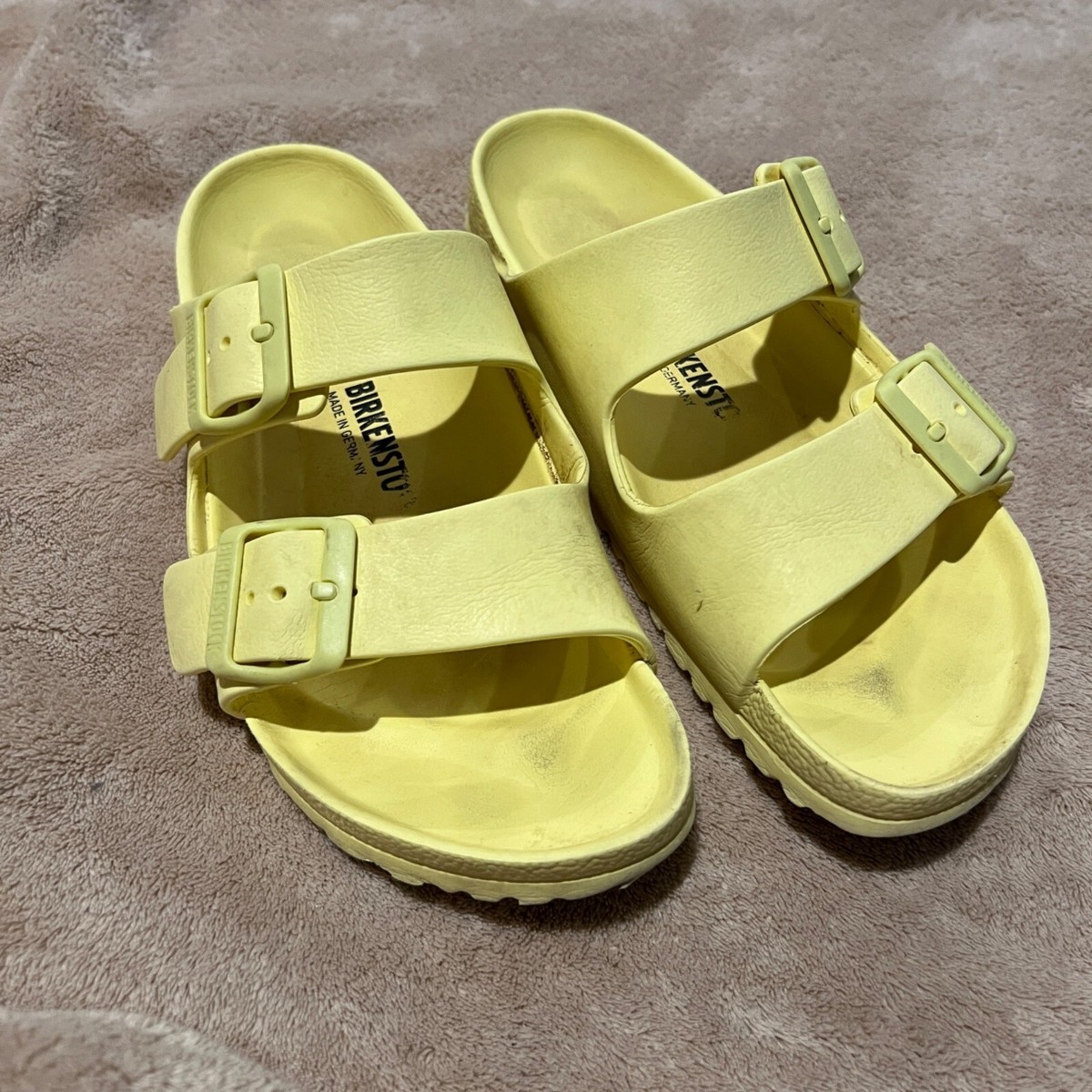 Arizona Eva Sandals Birkenstock Yellow Eva Arizona  display picture 1