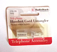 Radio Shack 279-299 Telephone Handset Cord Untangler - IVORY NEW