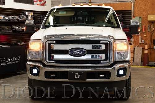 SS3 LED Fog Light Kit for 2011-2016 Ford Super Duty Sport White w/Amber Backligh - Picture 4 of 14