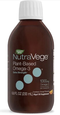 Nature's Way NutraVege Extra Strength Omega-3 Plant Based Liquid Supplement