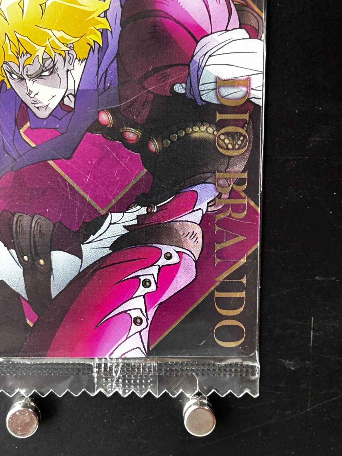 Jojo's Bizarre Adventure DIO BRANDO No.02 Japanese Metallic Card Anime