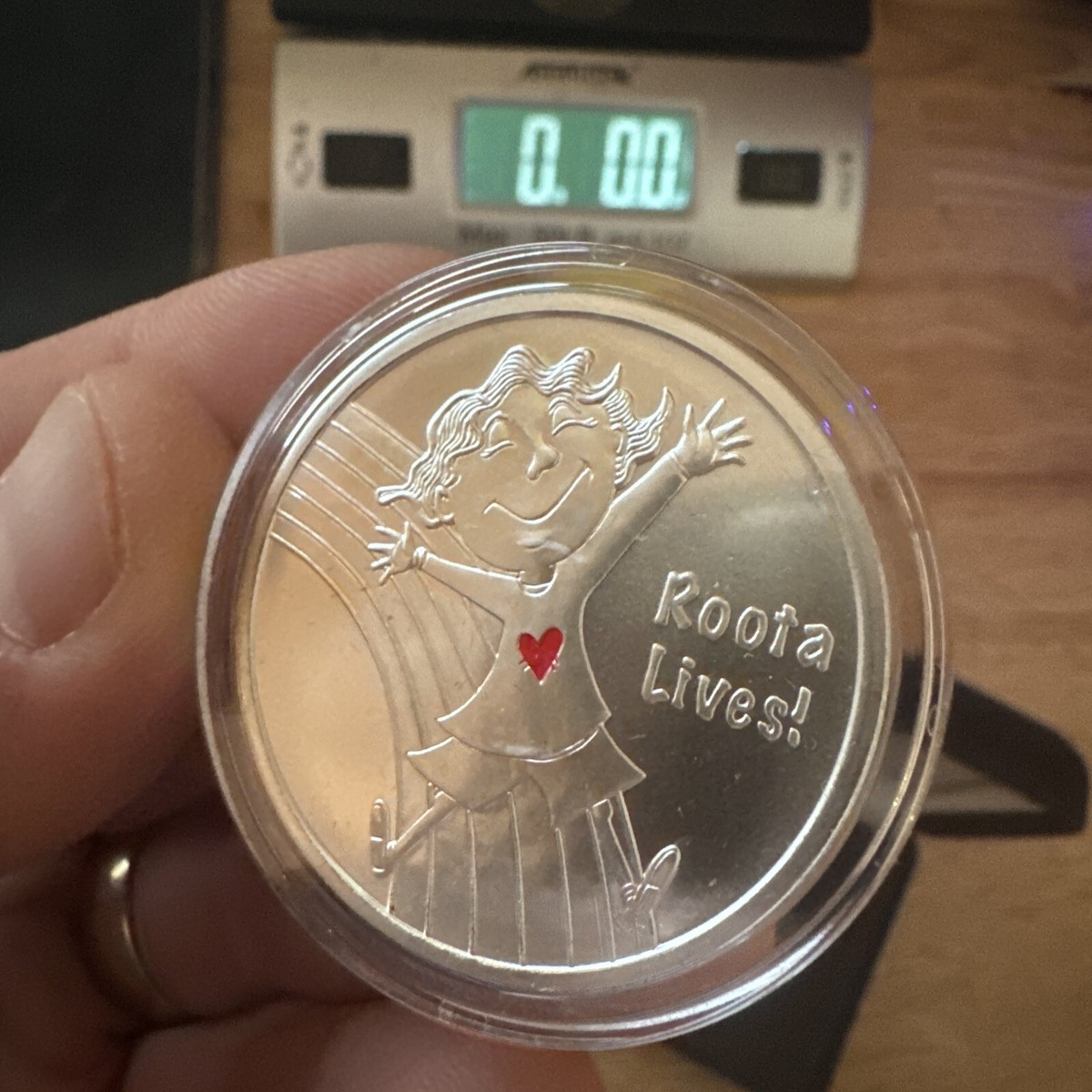 Road to Roota 1 Ounce Silver Coin .999 BU Bix Weir Collector COA