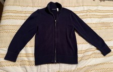 Boy  s Navy Blue Children  s Place Zip Up Sweater Small 5/6