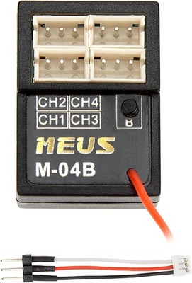 2.4Ghz RC Receiver M-04B Long Range Control RX Compatible with RC Transmitter M
