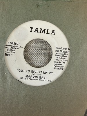 MARVIN GAYE: got to give it up / part 2 TAMLA 7'' Single 45 RPM PROMO