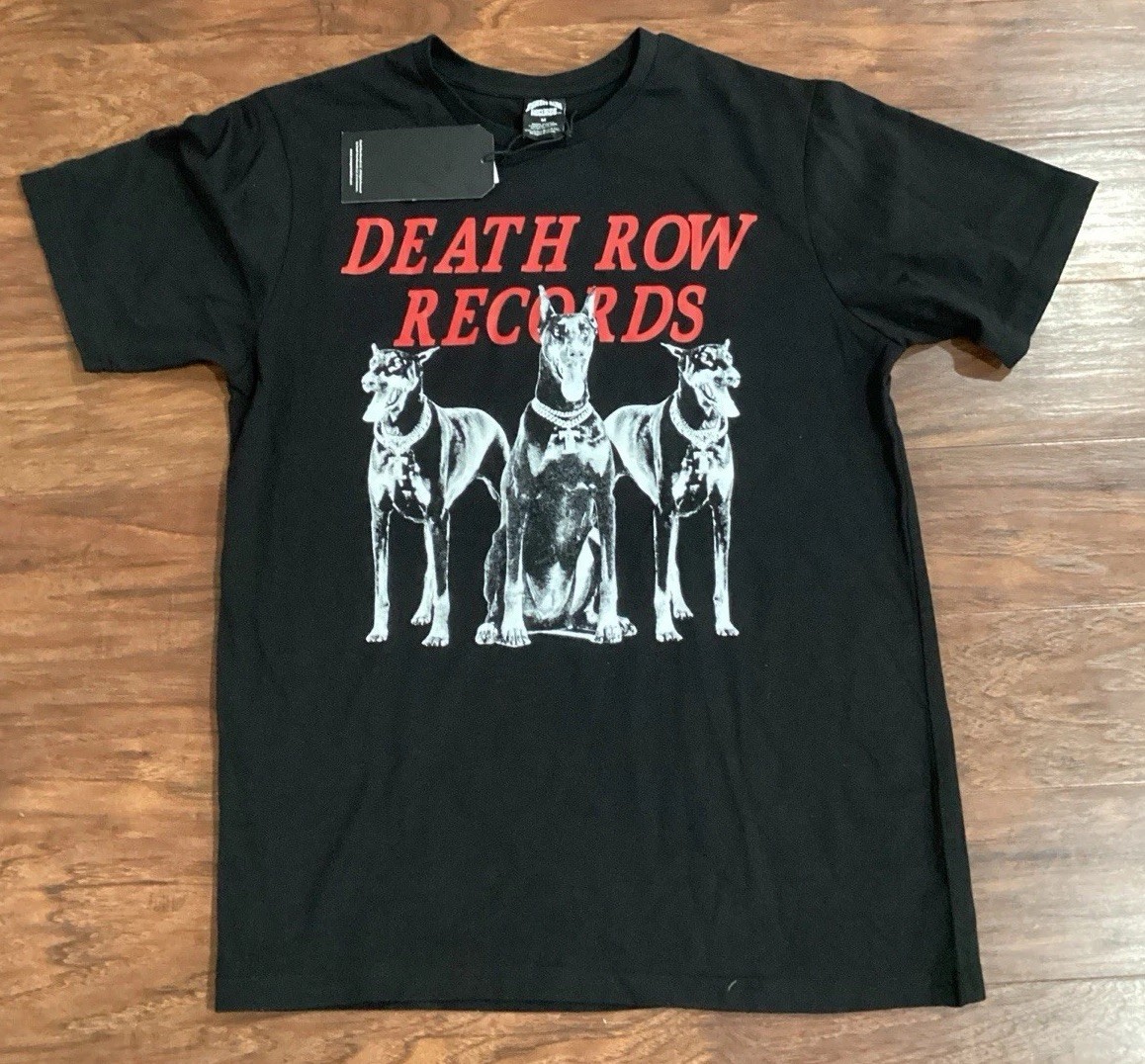 FILA T shirt Death Row Records nera taglia media