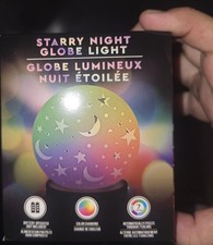 Starry Night Globe- Multi Color Changing LED Light- 7 Different Colors