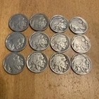 Lot Of 12 Buffalo Nickles Various Dates (includes a 1914 semi key date)