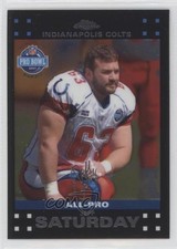 2007 Topps Chrome All-Pro Jeff Saturday #TC100 0ry1