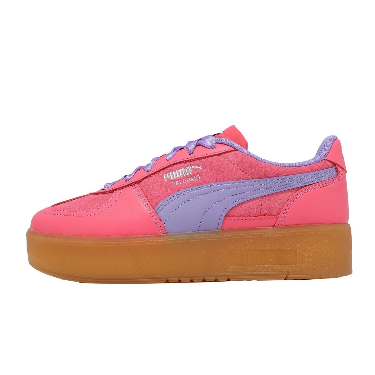Puma Palermo Elevata CF Wns Pink Purple Gum Women Casual Shoes