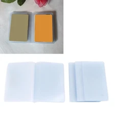 3Pcs Wallet Insert Soft Transparent PVC 10 20 30 Pages Multi Purpose Credit Card