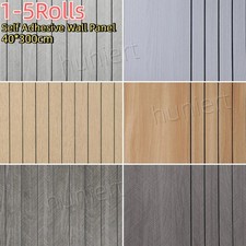 5X Wood Grain Panel Effect Panel Wallpaper Stick Self-adhesive Thick Wall Paper