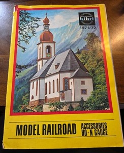 1971/72 Kibri Model Railroad Accessories  HO+N Gauge Color Catalog