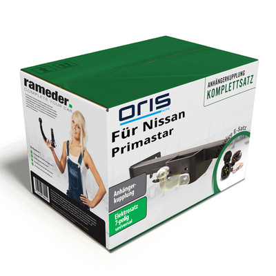 Oris Anhängerkupplung starr & 7poliger TowTec E-Satz für Nissan Primastar 06-