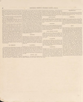 #ad Historic Sketch of Madison County 5 from Caldwell#x27;s Atlas of Madison County O $213.95