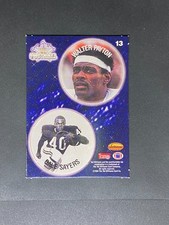 1994 Roger Staubach NFL POG Card #13 Walter Payton & Gale Sayers Chicago Bears