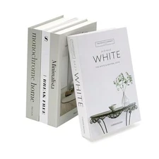 4Pcs Faux Books for Decoration, DIY Home Decoration Fake Book, Coffee Tabletop 