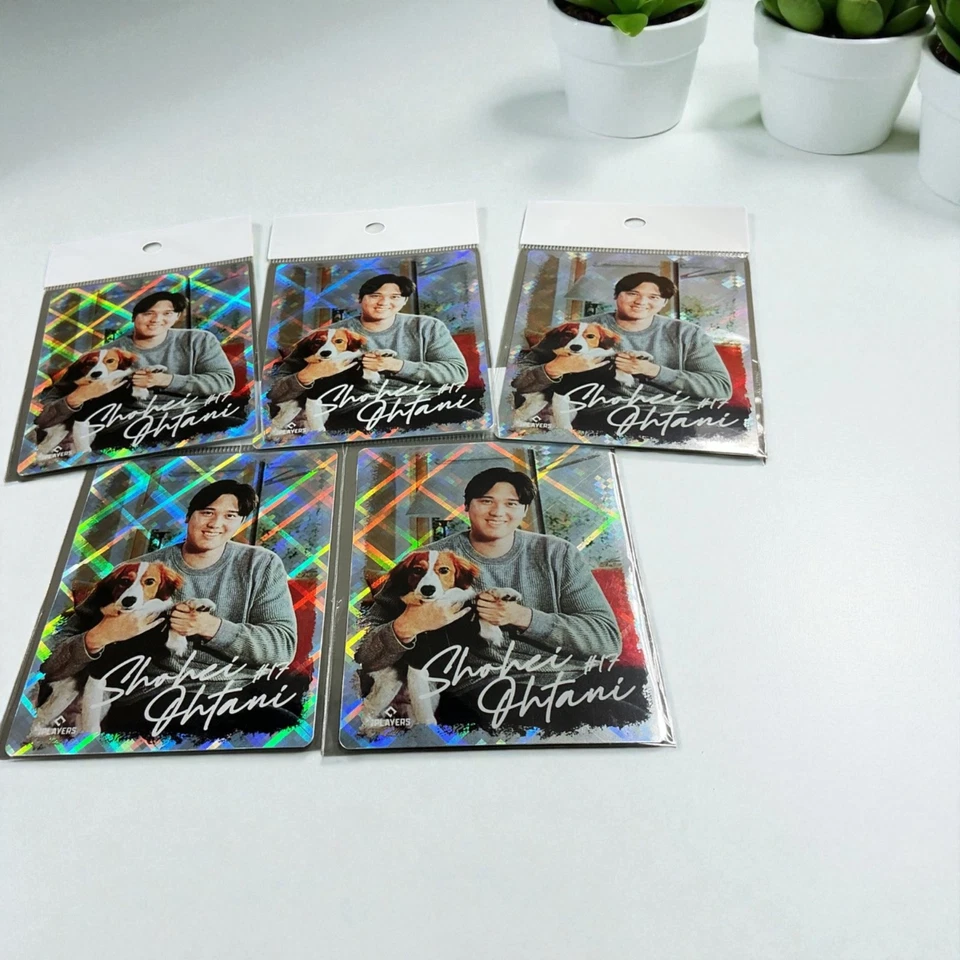 Shohei Ohtani Decoy Hologram Sticker 5-Piece Set Japan Limited New - Image 2 of 3