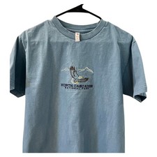 North Cascades National Park Tee T-Shirt Eagle Soaring Men's M Cotton Crew Neck