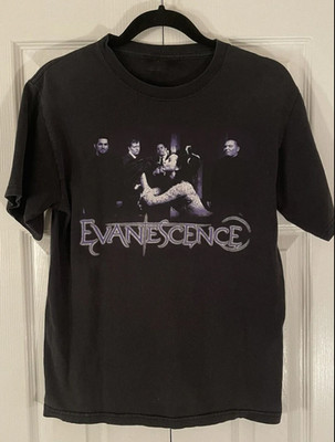 Evanescence Rock Band 2004 Vintage Style Tour Unisex T-Shirt, Evanescence Black