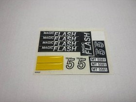 LEGO 5581 Model Team Magic Flash 100% Complete Stickers still on sheet 