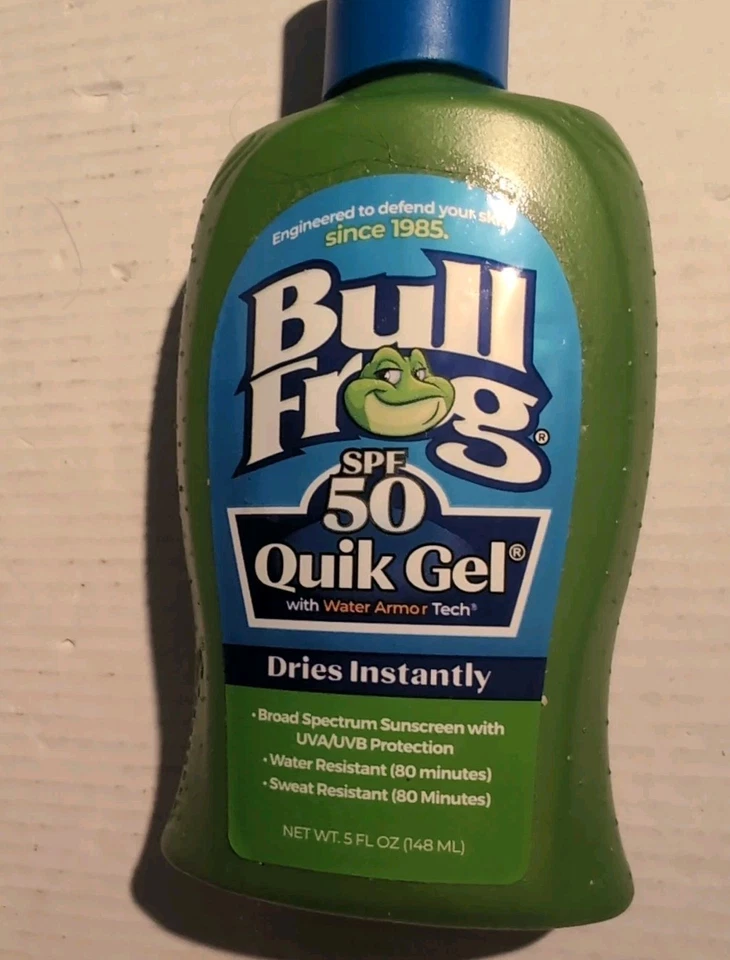 Protector solar Bull Frog FPS 50 Quik Gel bloqueador solar descuentos a granel CADUCIDAD 27/01 ENVÍO GRATUITO Foto 2 de 4