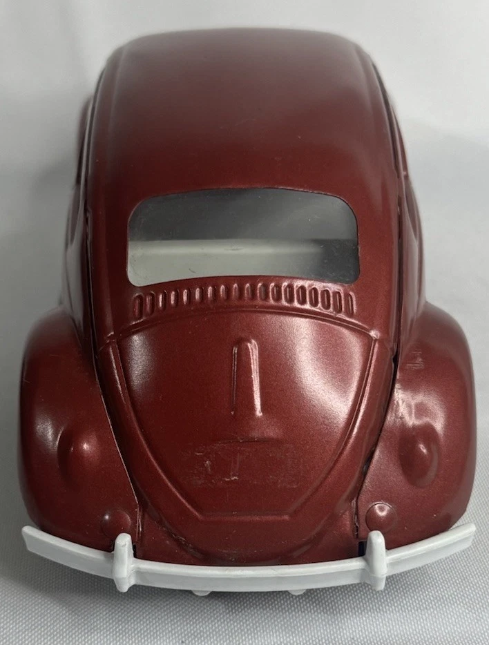 Vintage 1960s Tonka #52680 Pressed Steel Red Volkswagen VW Beetle Bug - Image 3 of 4