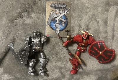 Mega Bloks Mag Warriors MAGNETIC ACTION FIGURE KNIGHTS Incomplete Loose Lot
