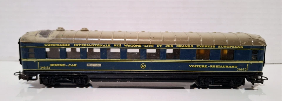 VTG 1956 Marklin HO Passenger Dining Car Orient Express Compagnie International  - Image 4 of 4