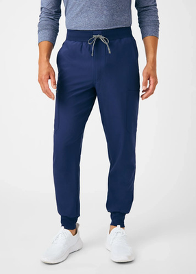 #ad Landau Forward LB409 Men#x27;s 7 Pocket Jogger Scrub Pants Navy Blue Size Medium $17.99
