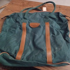 Borsa a tracolla vintage in tela verde