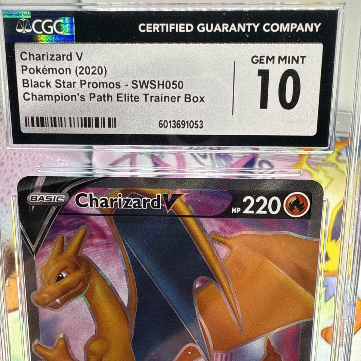 Charizard V SWSH050 Promo Champion's Path – CGC 10 Gem Mint | eBay