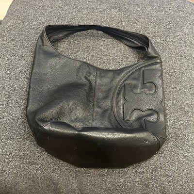 TORY BURCH Black Extra Large All T Bombe Hobo Bag