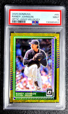 PSA 9 MINT 2025 RANDY JOHNSON GOLD PRIZM /10 OPTIC VELOCITY G6663