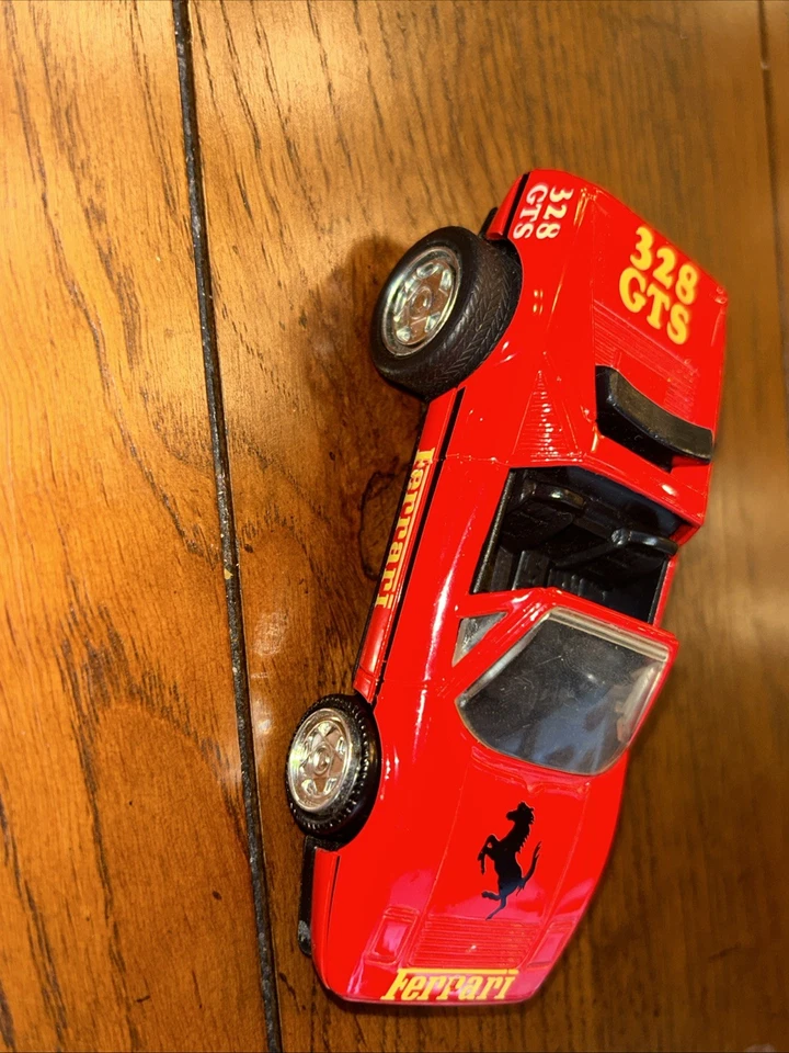 Винтаж 1986 Mattel Барби красный Ferrari 328 GTS кабриолет спортивный автомобиль игрушка - Изображение 4 из 4