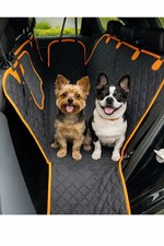 Dog Car Seat Cover for Back Seat, Waterproof Seat Protector Scratchproof ,Black