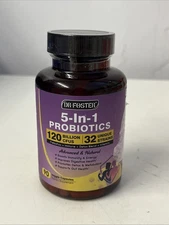 DRFOSTER Probiotics for Women & Men Digestive Health，120 Billion CFUs Prebiot...