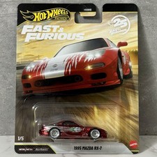 Hot Wheels 1995 Mazda RX-7 CHASE Spectraflame - Fast & Furious Premium