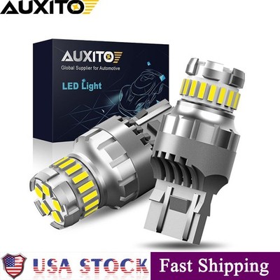 2X 7440 7441 LED Back Up Reverse Light Bulbs Cool White 6500K Extremely Bright
