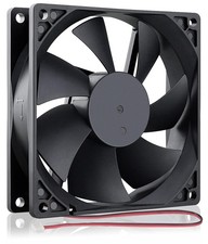 92mm x 92mm x 25mm 90mm 3.6 Inches 12v Brushless DC Cooling Fan 2 Pin