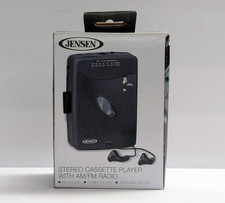 Jensen SCR-75 Stereo Cassette Player AM/FM Radio Walkman Tape Deck NIB Y2K