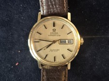 Omega Seamaster Deville Tiffany C6865 14K watch cal 1020 1973 Scarce