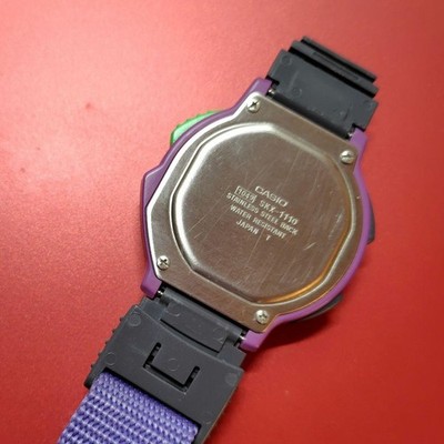 CASIO SKX-1110 Digital Watch Stopwatch Function Nylon Strap Tested