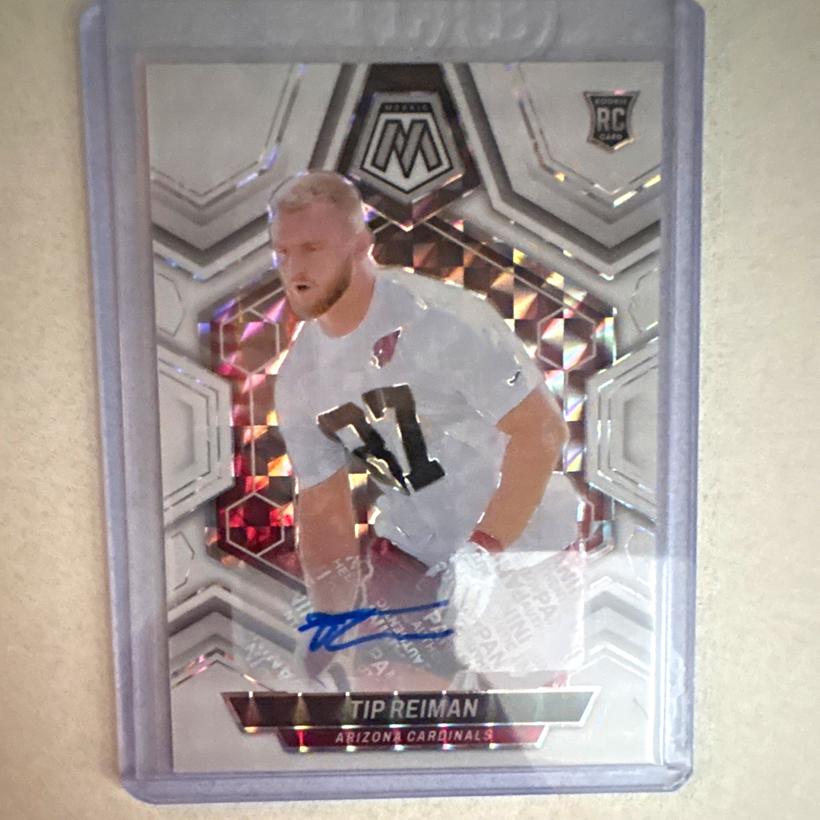 Tip Reiman Panini Mosaic #367 Autograph White