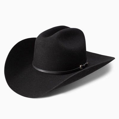 Men's Sonora 4X Fur Felt Cowboy Hat Black 7 3/8