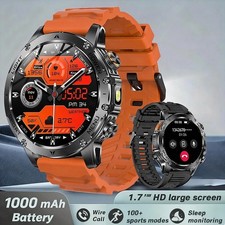GPS Outdoor Smartwatch with 1.7-inch AMOLED Display, Bluetooth Calling, NFC
