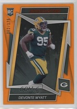 2022 Panini Rookies & Stars Rookies Orange /175 Devonte Wyatt #180 4g8