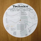 Technics SL-1200MK6/SL-1200MK7/SL-1500C & SL-100C Cartridge Alignment Protractor